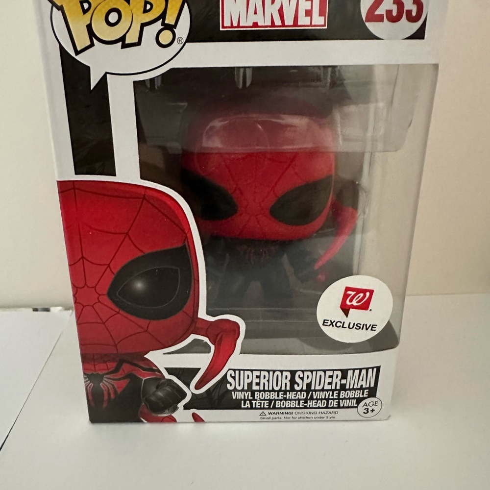 Funko Marvel Superior Spider-Man Pop Figure - Red and Black NWT